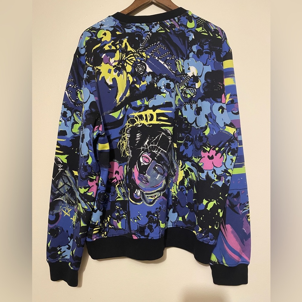 Rare Versace Pop Art Floral Medusa Head Sweater